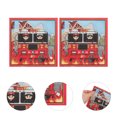 thumbnail image 5 of 40 servilletas de papel con temática de camión de bomberos para decoración de fiestas de cumpleaños infantiles, suministros para fiestas con temática de bomberos, servilletas desechables para cena y, 5 of 5