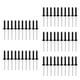 thumbnail image 2 of 50 piezas / remaches de aluminio negro con bridas ciegas de 4,0 mm x 6/8/10/12/14/16/20 mm M4 x 12, 2 of 7
