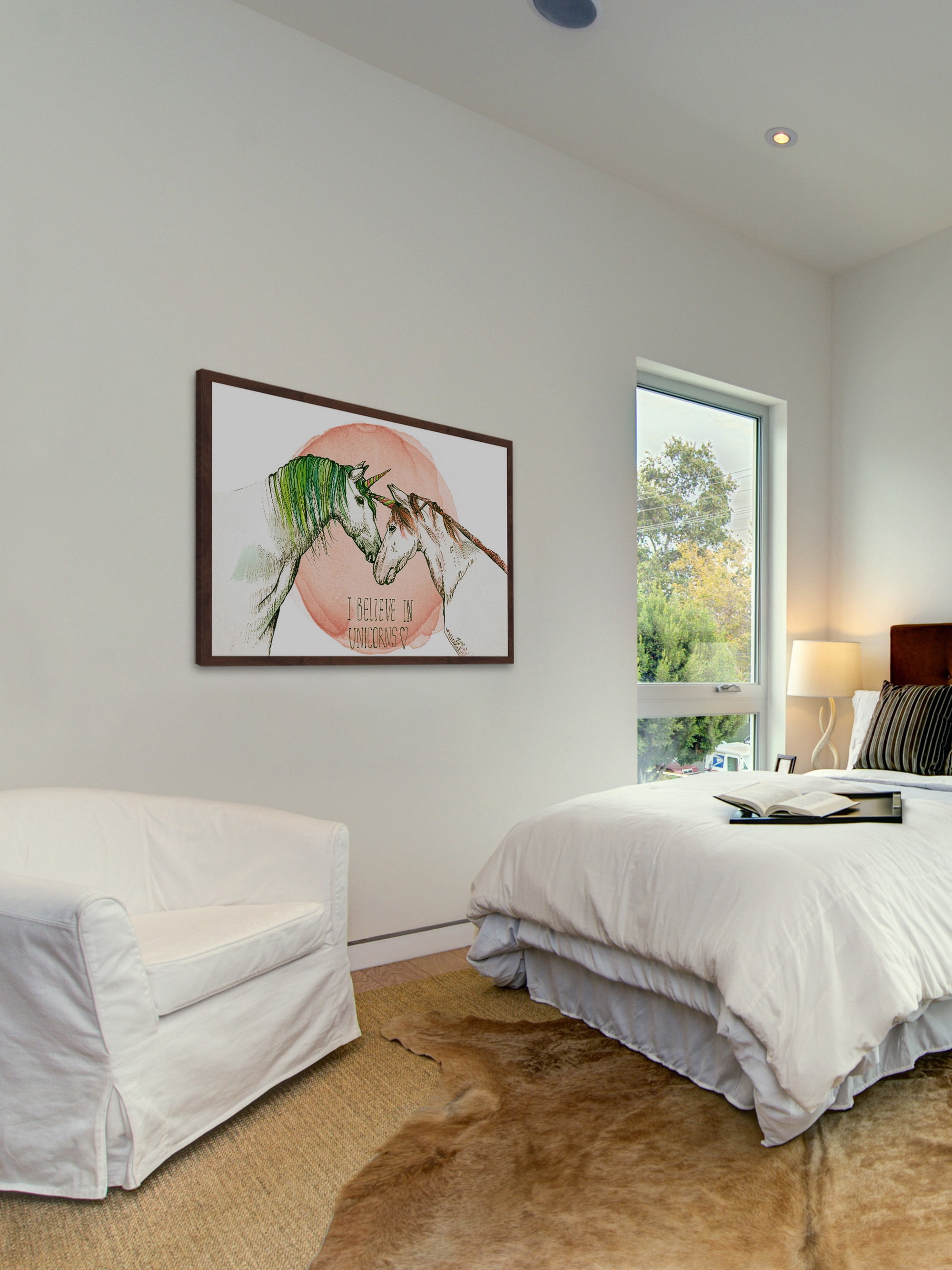 I Believe in Unicorns II Framed Painting Print