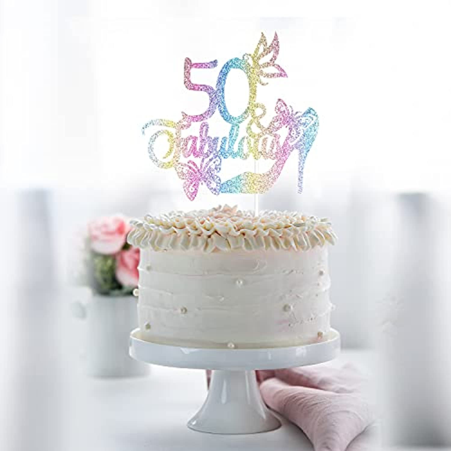 10 Years of Love Cake Topper, 1pc, 10th Anniversary Cake Topper, 10th Anniversary  Decoration - Walmart.com