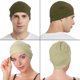 thumbnail image 3 of Cotton Skull Caps for Men Women,2-Pack Lightweight Beanie Sleep Hats Breathable Helmet Liner, 3 of 5