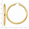 thumbnail image 3 of Boucles d'Oreilles Ronde Classique en Or Jaune 14 Carats, 3 of 7