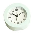 thumbnail image 1 of Reloj despertador silencioso, reloj despertador de noche, reloj analógico creativo decorativo, reloj de mesa Azul claro, 1 of 8