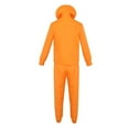 thumbnail image 2 of CONZONE Mens 2 Piece Sweatsuits Casual Men's Jogging Tracksuit Set Orange Zip Cardigan Hoodie Pants Sweat Suit for Men Cozy Fall Winter Athletic Track Suit Outfits, 2 of 8