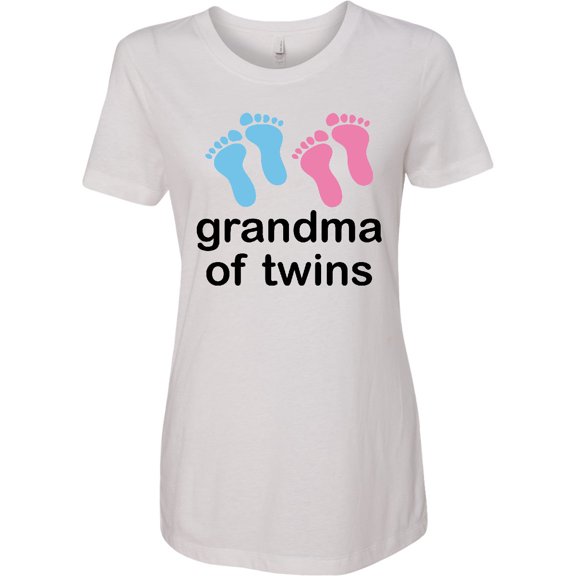 Inktastic Grandma of Twins Boy Girl Women's T-Shirt
