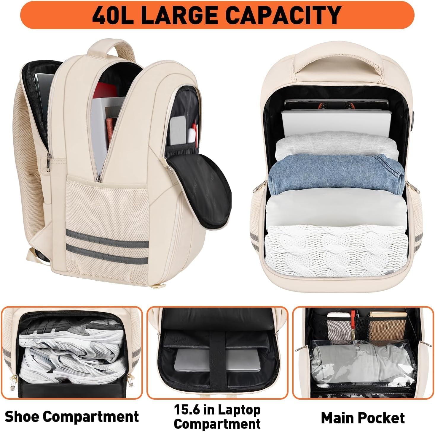 Gym Backpack For Men Women Travel Sports Track Backpack, Tennis Bag Tennis Backpack for Women Men 2 Rackets