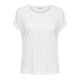 thumbnail image 1 of ONLY Camiseta de manga corta para mujer, ONLMOSTER O-NECK TOP, cuello redondo, mezcla de viscosa elástica Blanco S (Small), 1 of 6