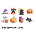 thumbnail image 3 of Halloween resin craft kit Cabochon Embellishments Mini Bat Pumpkin Ghost Decor Gifts Halloween Accessories Resin DIY Decoration 2, 3 of 6