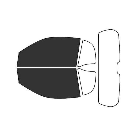 Rvinyl Window Tint Kit Compatible with Smart Fortwo 2008-2015 (Coupe) - Front Precut Kit - 20%