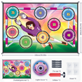 thumbnail image 6 of Soccer Ball Game Set for Girls,Soccer Indoor Game for Kids,Outdoor Backyard Toss Soccer Goal Game with 1 Glowing Balls and 1 Flannel Target,Sport Toys Christmas Birthday Gifts for 3-12 Years Old Kids, 6 of 8