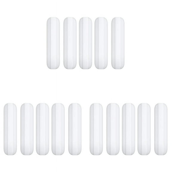 15 Pcs 25mm(1 Inch) Magnetic Stirrer Mixer Stir Bar,White Color,Laboratory Bar,Stir Plate Bar,7mm25mm Stir Bars