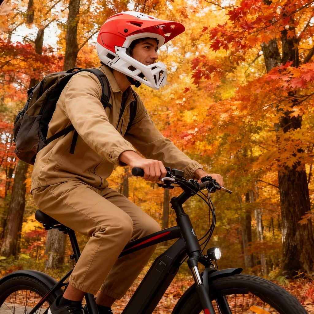 Advanced Mountain Cycling Helmet Full Face Design Impact Resistant Soft Liner