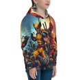 thumbnail image 4 of Wolverine Teen Boys Girls Hoodies 3D Printed Hooded Sweatshirts for Kids Long Sleeve Casual Unisex Pullovers with Pockets, 4 of 8