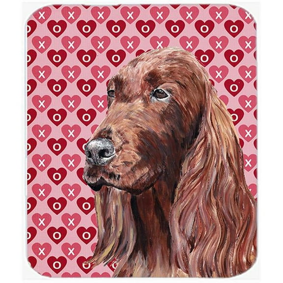 Carolines Treasures  Irish Setter Valentines Love Mouse Pad- Hot Pad or Trivet
