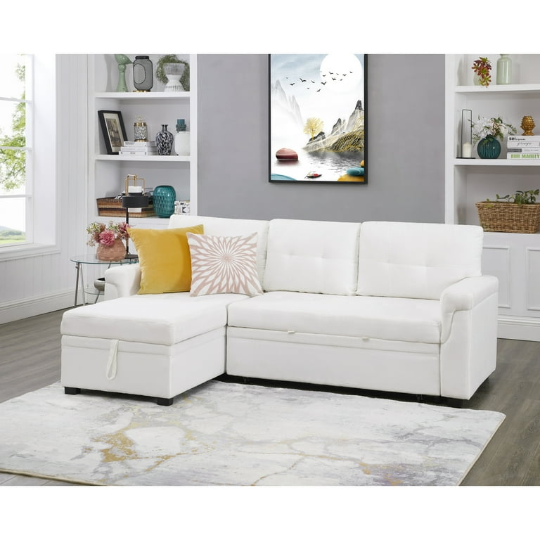 Small white sectional with chaise online