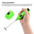 thumbnail image 6 of Uxcell Electric Tumbler Stirrer, Handheld Mini Mixer Battery Operated Stirring Mixing Green  1pcs, 6 of 6