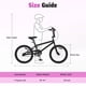 thumbnail image 4 of Bicicleta de niños de estilo libre 20 pulgadas bicicleta de niños de velocidad única para niños niñas edad 7 años, 4 of 5