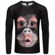 thumbnail image 1 of Camiseta con estampado 3D de esmoquin de traje realista para hombre camiseta de manga larga informal de moda sudadera ropa de calle transpirable, 1 of 6