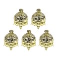 thumbnail image 1 of 5PCS Round Crown Shape Candy Storage Boxes Plastic Creative Gift Boxes Containers for Birthday Wedding Party (Golden), 1 of 7