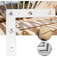 thumbnail image 3 of HUGFEGWE 50 Pcs Support d'Angle en L Plat, Plaque de Réparation d'Angle Droit en Acier Inoxydable, Connecteur d'Angle Robuste pour Meubles (40mm) CJB91-70635, 3 of 9