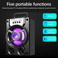 thumbnail image 6 of cvlncycling Clearance Bluetooth Speaker Waterproof,Bluetooth Speaker for TV,Wireless Bluetooth Speaker Outdoor Portable High Volume Subwoofer Card Audio,for Family Gatherings and Outdoor, 6 of 6