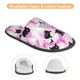 thumbnail image 3 of Fotbe Pink Girl Halloween Pantuflas Peludas para Mujer con Estampado, Zapatillas de Peluche, Zapatos de Invierno para Casa, Uso Interior y Exterior-Large, 3 of 8