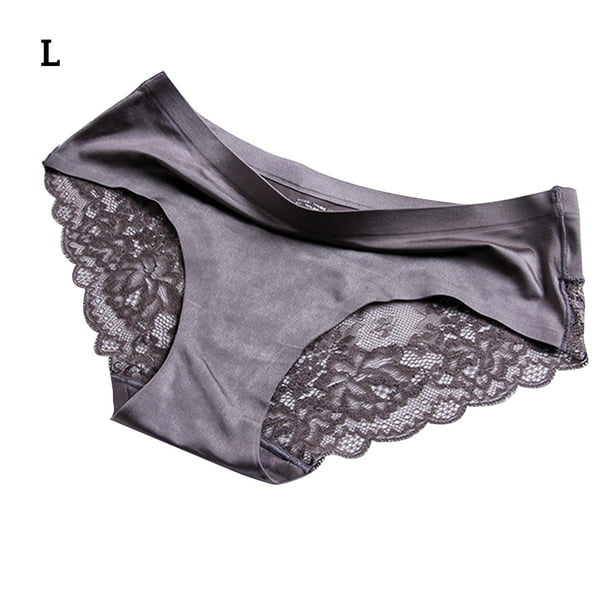 Women Lace Edge Panty Breathable Elastic Waist Band Girl 1; 2; 3; Moisture  Wicking Briefs Underwear 