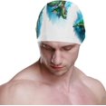thumbnail image 2 of FYBTO Bonnet de Natation Océan Animal Mer Turetle Unisexe Adulte FYBTO Polyester, 2 of 4