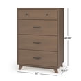 thumbnail image 6 of Child Craft Soho 42" Interlocking 4-Drawer Chest for Nursery or Bedroom, Tip-Resistant, Modern Style, Dusty Heather, 6 of 8
