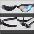 thumbnail image 4 of Product Classification Swimming - Adult Competitive Goggles with -Fog Shield for Men and Women Silver Plate Design Sports Eyewear, 4 of 8