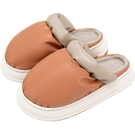 

CoCopeaunt Women House Slippers Cozy Plush Fur Home Slipper Fuzzy Bedroom Shoes Indoor Outdoor