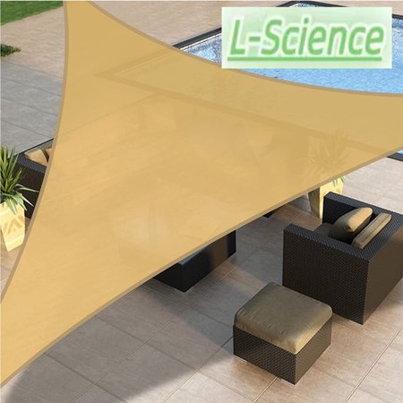 un Shade Sail Triangle UV Block Shade Canopy for Patio Backyard Lawn Garden Cover Outdoor