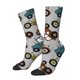 thumbnail image 1 of Balery Color Tractor Calcetas Largas con Estampado para Hombre y Mujer – Suaves y Transpirables, Talla Única (US 5-11), 1 of 6