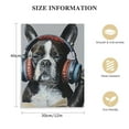 thumbnail image 2 of Nawypu  Colorful Gallery Pet Canvas Painting Puppy Artwork Abstract Hip-hop Dog Cartoon Picture Print on Canvas for Kids Boy Girl Room Bathroom Nursery Décor, 2 of 5