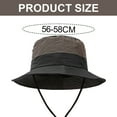 thumbnail image 2 of Sombrero de pescador de 56-58cm con circunferencia de color a juego, sombrero femenino de primavera y protector solar de verano, sombrero antiultravioleta de ala grande, 2 of 5