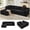 Black L Shape, variant on Modular Sectional Sofa Cloud Sectional Couch, 106" Comfy L Shaped Black Couches for Living Room,Oversized Sofa Sleeper with Deep Seat, No Assembly Required