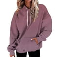 thumbnail image 3 of YOIAVAIOY Womens Lightweight Drawstring Hoodies Gradient Color Hooded Sweatshirt Fashion Athletic Pullover Hoodie with Kangaroo Pocket Wine S, 3 of 5