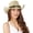 Beige 1, variant on Cowgirl Hat for Women Men Western Wide Brim Straw Cowboy Hats Summer Sun Straw Cowgirl Cap