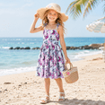 thumbnail image 4 of IPIO Girls Casual Dress with Purple Butterfly, Sleeveless Summer Party Sundress, 4 of 8