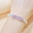 thumbnail image 2 of Silver Bracelet Women Wear Versatile Jewelry Simple Elegant Bracelet, 2 of 8