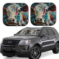 thumbnail image 1 of Fotbe Colorful Graffiti Cow Juego de 2 Piezas de Parasoles para Parabrisas | Bloqueador Solar para Auto | Accesorios Plegables para Protección Solar Interior-Medium, 1 of 6
