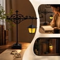 thumbnail image 5 of Library Lantern-Decorative Bookshelf Lighting, Decorative Bookcase & Reading Nook Night Light, Halloween Iron Shelf Light, Iron Shelf Light with Warm or Cool LED, Home Library and Readers, 5 of 7