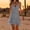 Gray, variant on Tunic Dress Interview Dress 2026 Summer Solid Color Button Down Breathable Regular Fit Comfy Plus Size Party Dress for Going Out and Party S-2XL