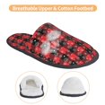 thumbnail image 3 of Balery Christmas With Snowflakes Pantuflas de Casa de Felpa Silenciosas con Diseño Estampado, Zapatillas Cómodas Antideslizantes de Algodón para Interior-Medium, 3 of 8