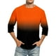 thumbnail image 1 of Camisas de Manga Larga para Hombres Imprimir Casual Cuello Redondo Blusa de Manga Corta, Camisas de Lino para Hombres, 1 of 4