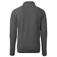 thumbnail image 3 of Men's Cutter & Buck Gray Louisville Cardinals Cascade Eco Sherpa Fleece Quarter-Zip Pullover Jacket, 3 of 3