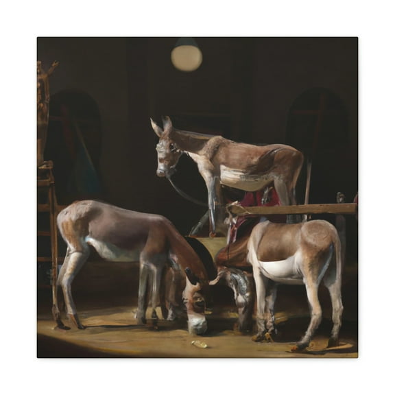 Mule In Neoclassicism - Canvas