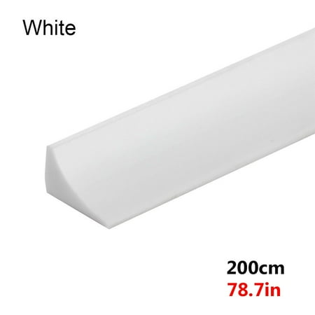 

Bendable Bathroom Accessories Flood Barrier Shower Dam Silicone Self-Adhesive Water Stopper Door Bottom Sealing Strip Water Retaining Strip WHITE 200CM