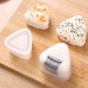 thumbnail image 4 of Molde para hacer bolas de arroz en forma de triángulo grande y pequeño, molde para sushi, 2 moldes para bento para niños, herramientas para hacer sushi con arroz Laver, 4 of 6