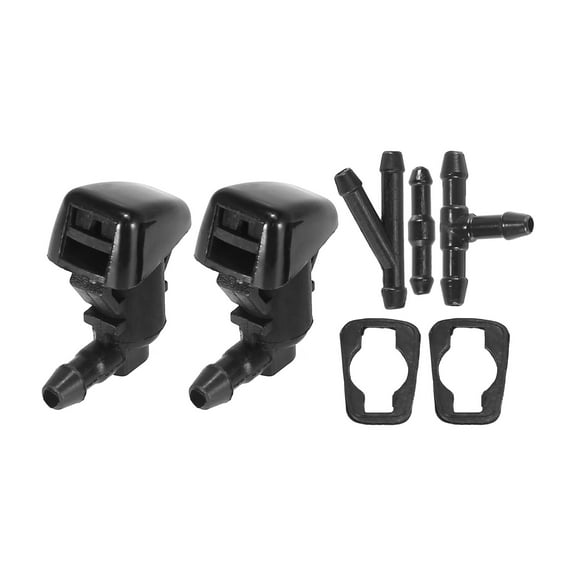 Motoforti Windshield Washer Nozzle Kit BC3Z-17603-A for Ford F250 with 3 Hose Connector 1 Set